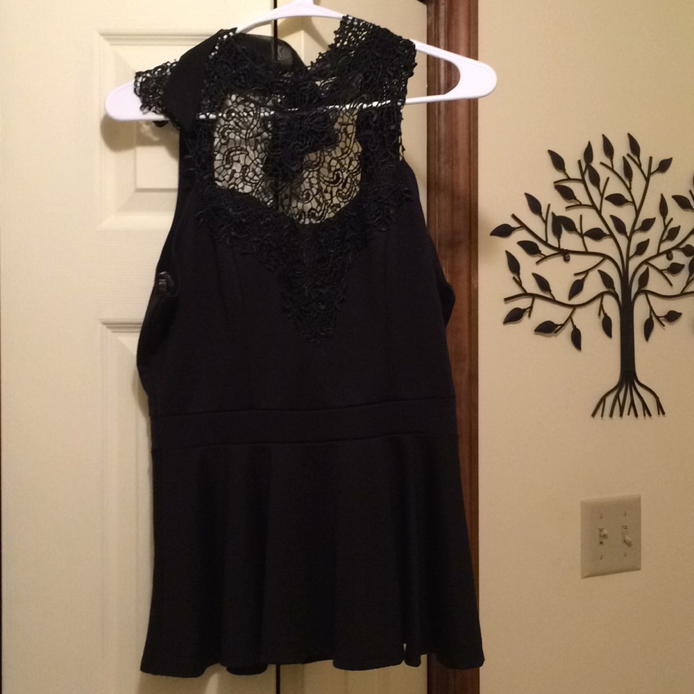 Maurice’s Sleeveless Black Lace